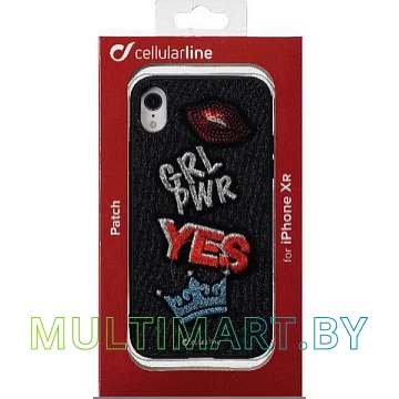 Чехол Cellular Line Patch Yes для Apple iPhone XR (черный) картинка 2